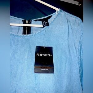 Forever 21+ size 2xl denim dress BNWT
